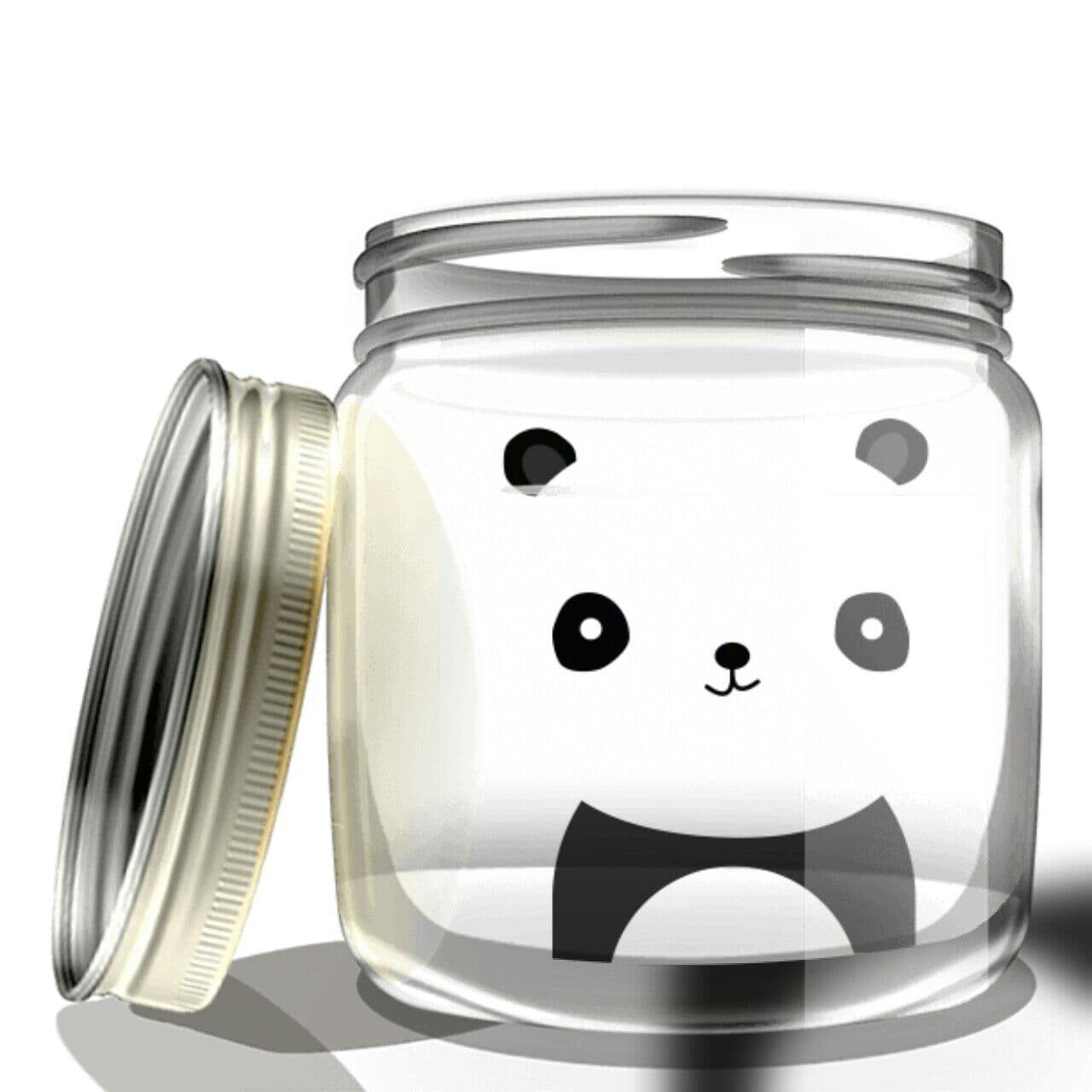 Panda in jar