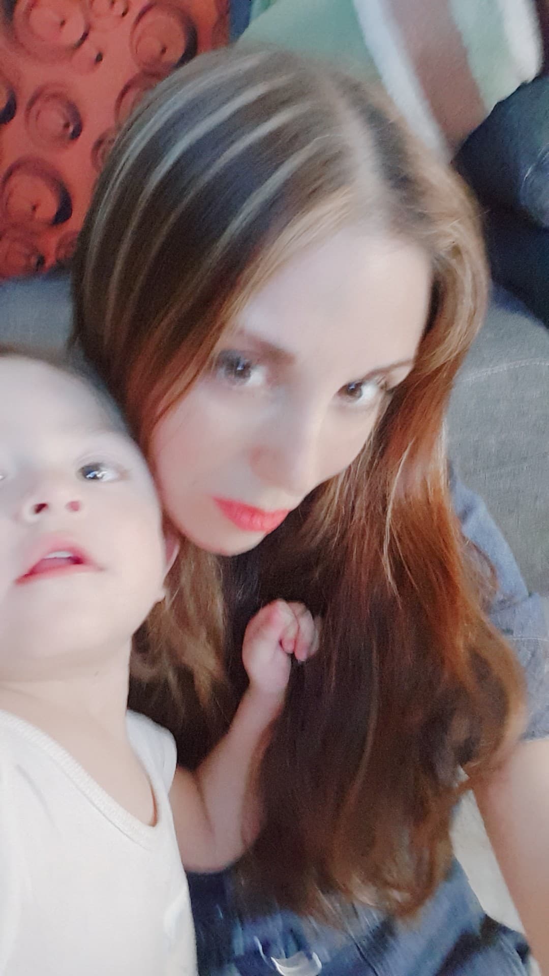 Twin 2 & Mom