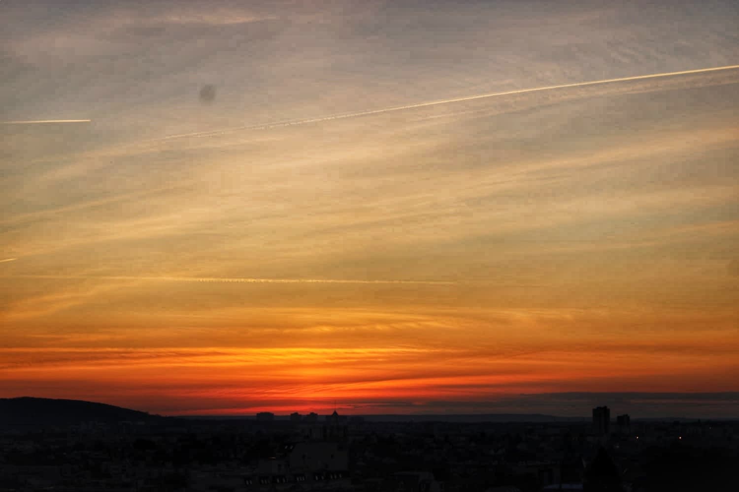 Orange sky