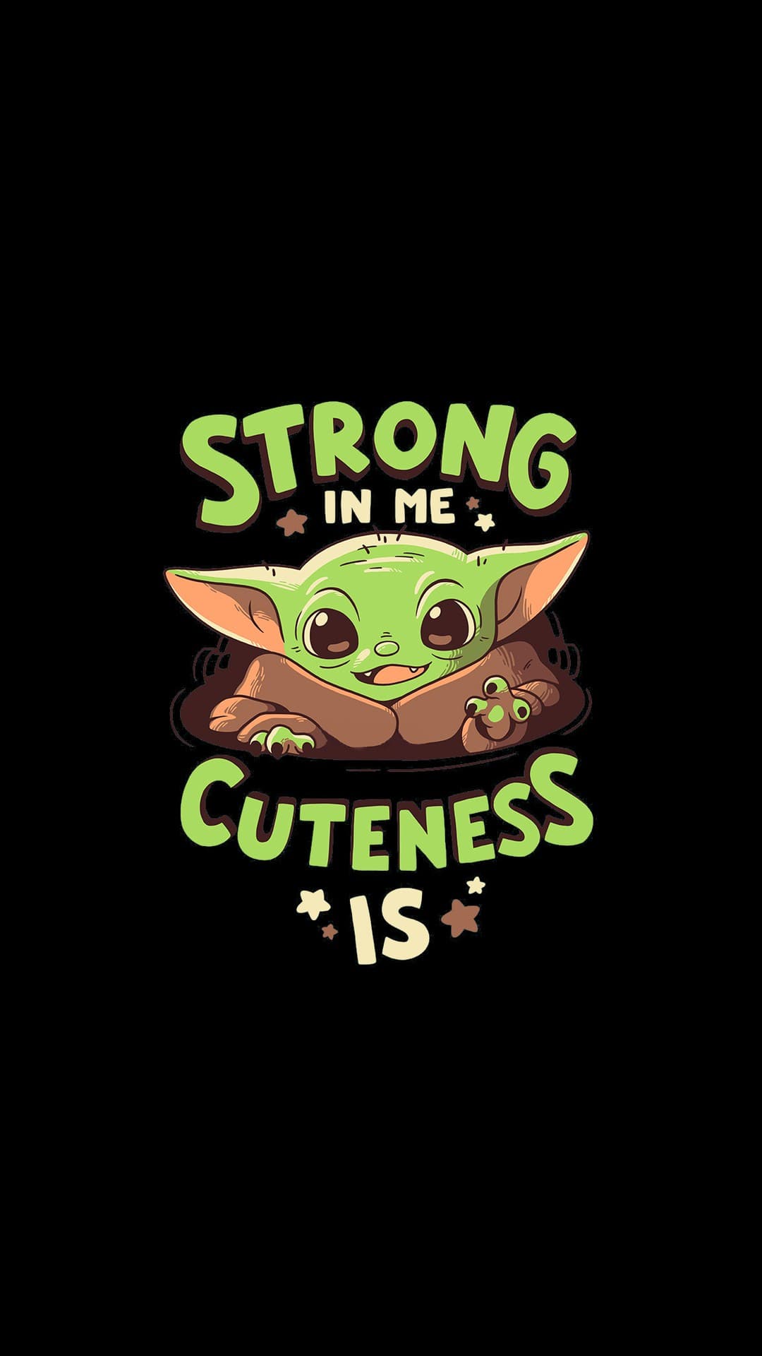 STRONG IN ME CUTENESS IS
