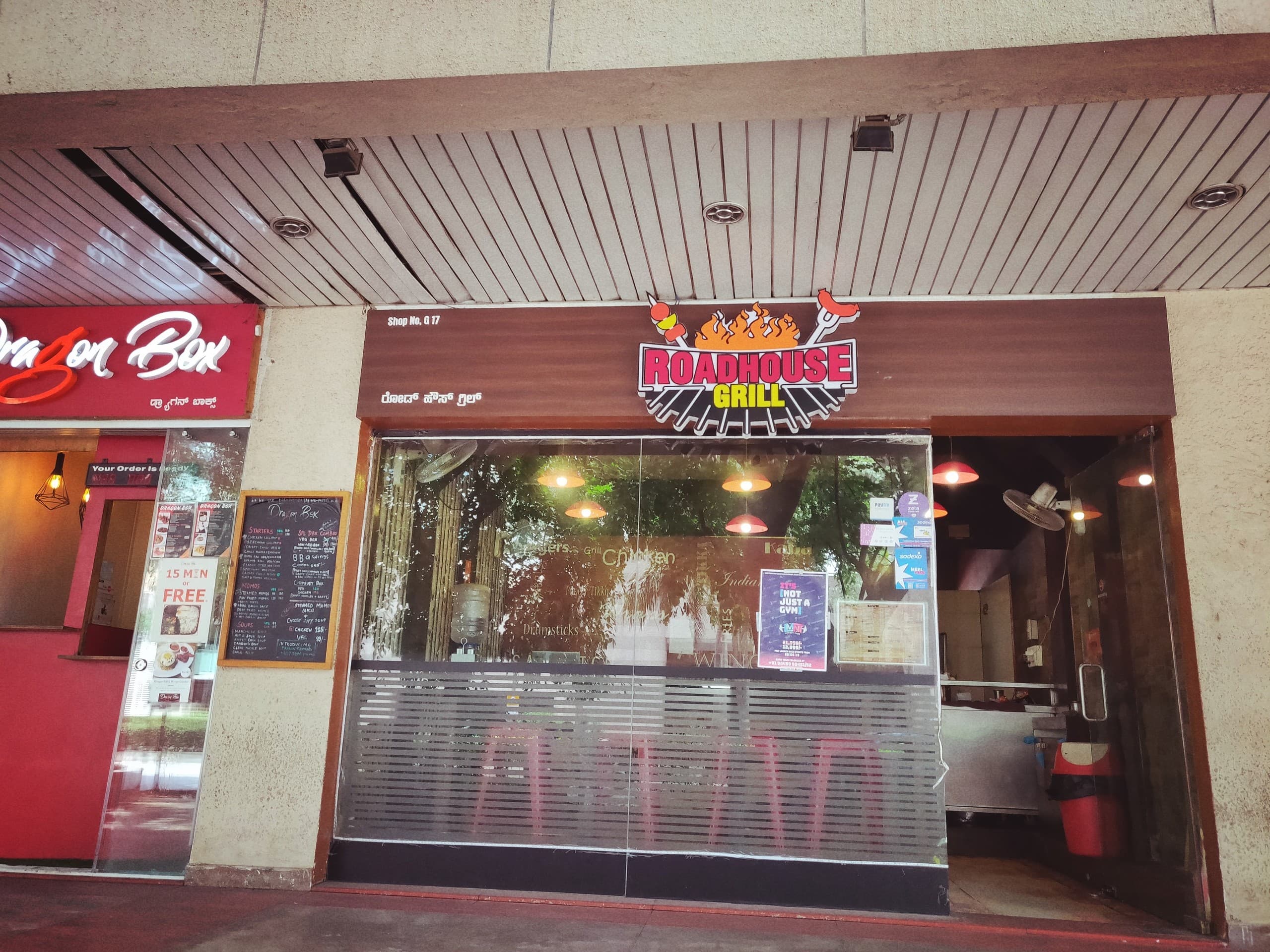 Indian street food style mini shops