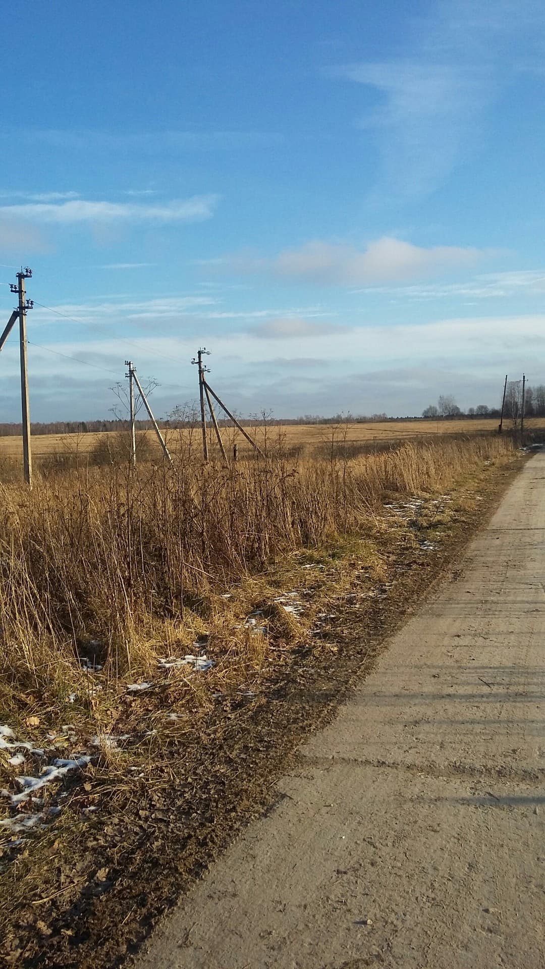 Дорога в село.