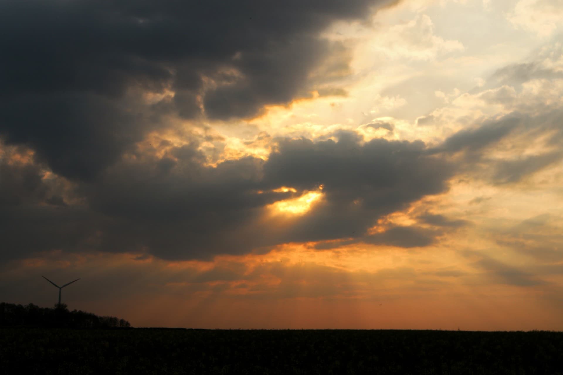 Sun in the cloud