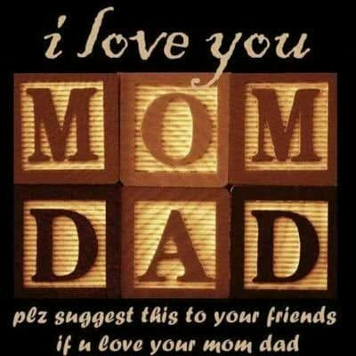 I Love U Mom & Dad
