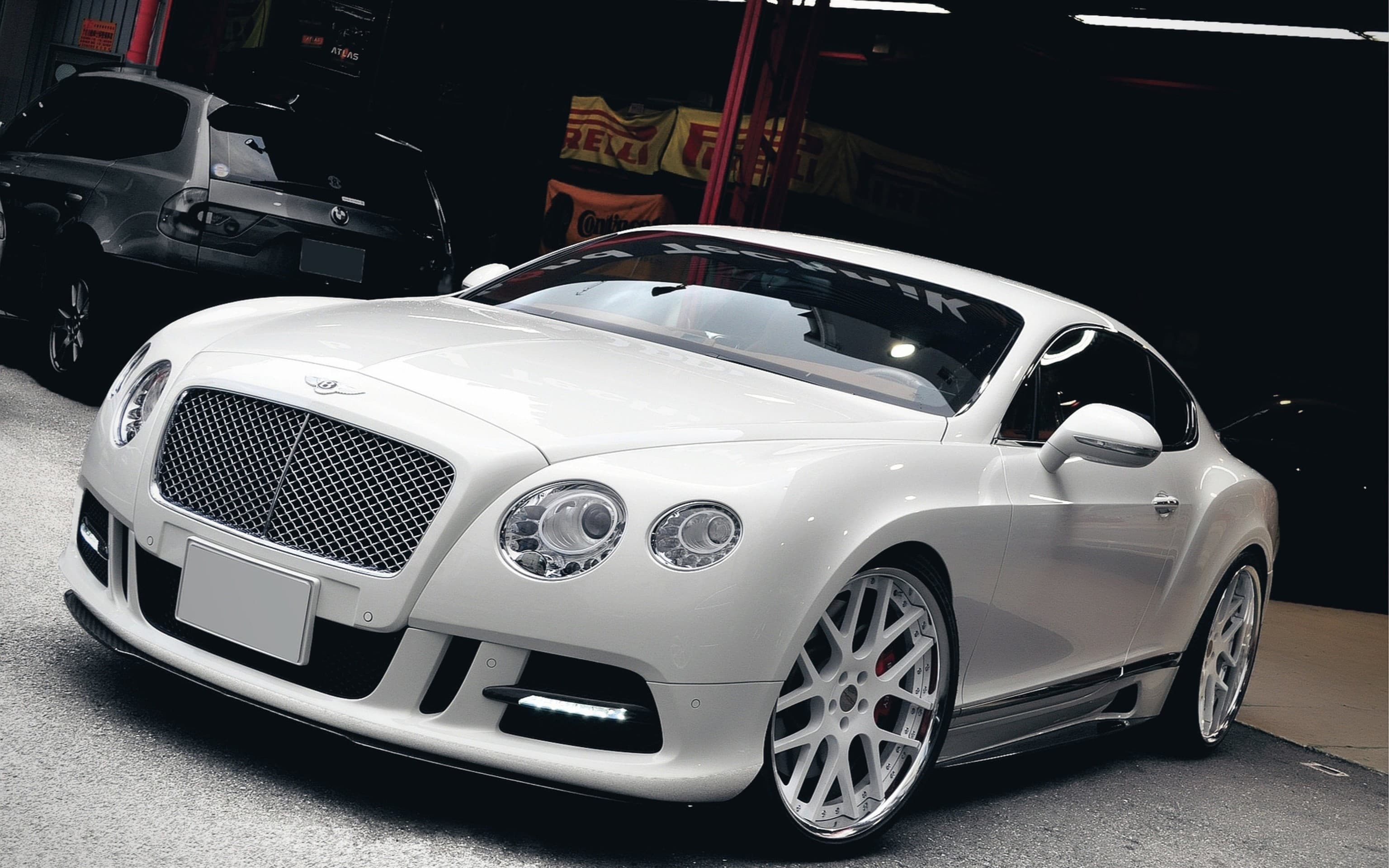 White Bentley...