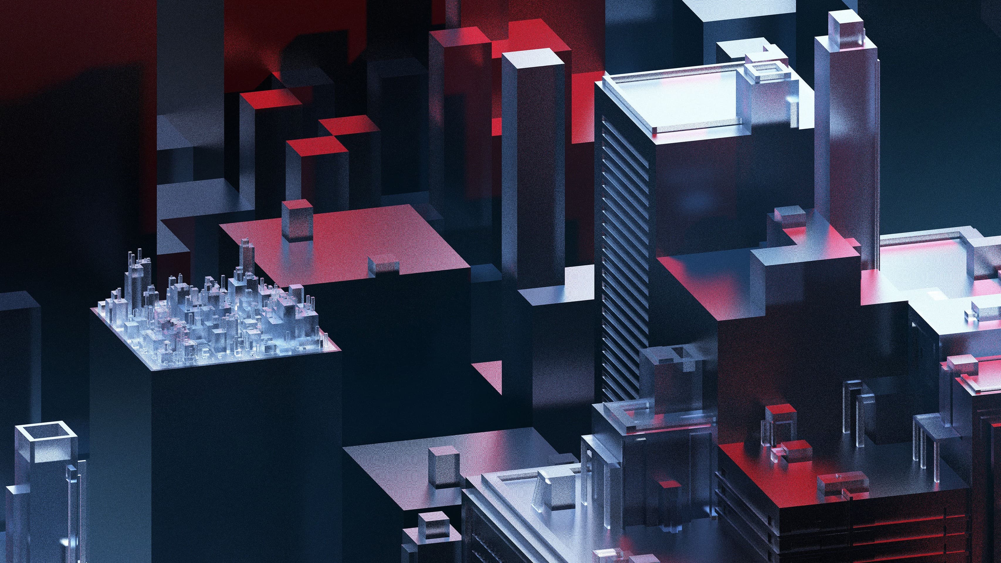 Neon Skyscrapers