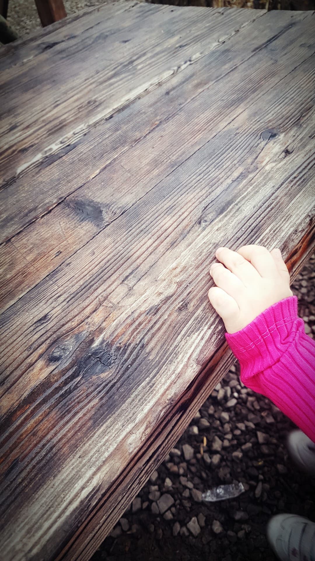 baby on wood?