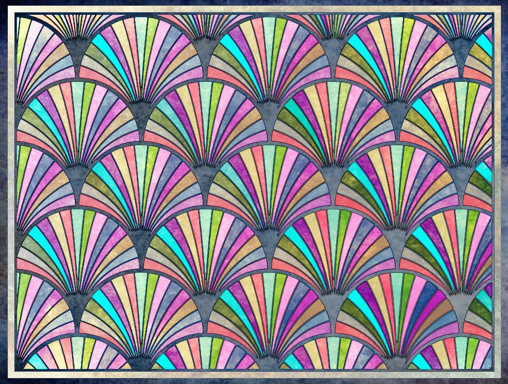 Coloring Art Deco