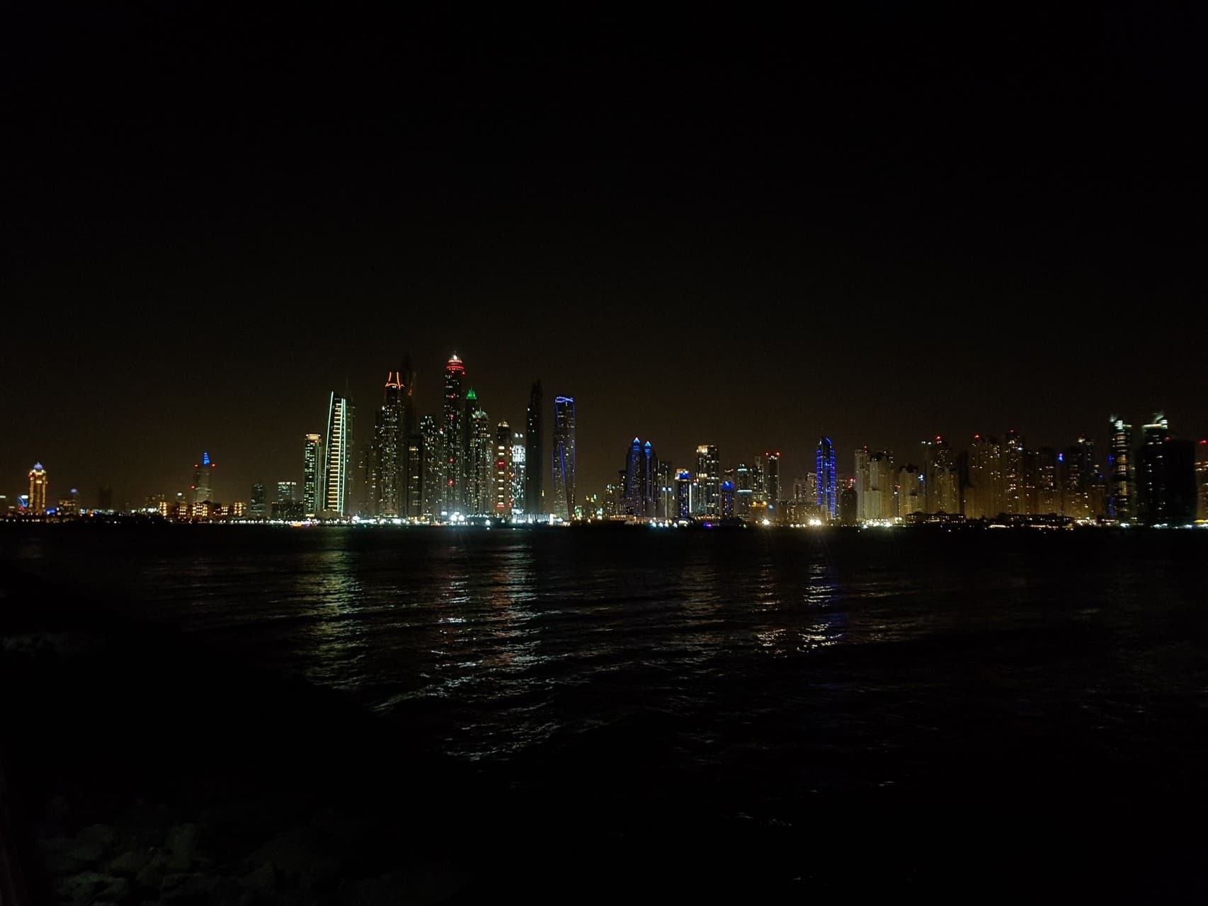 Dubai at night