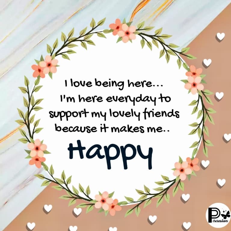 Totally available to support my lovely friends...
