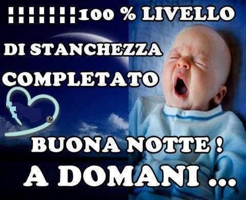 Buona notte amico e Italiano.