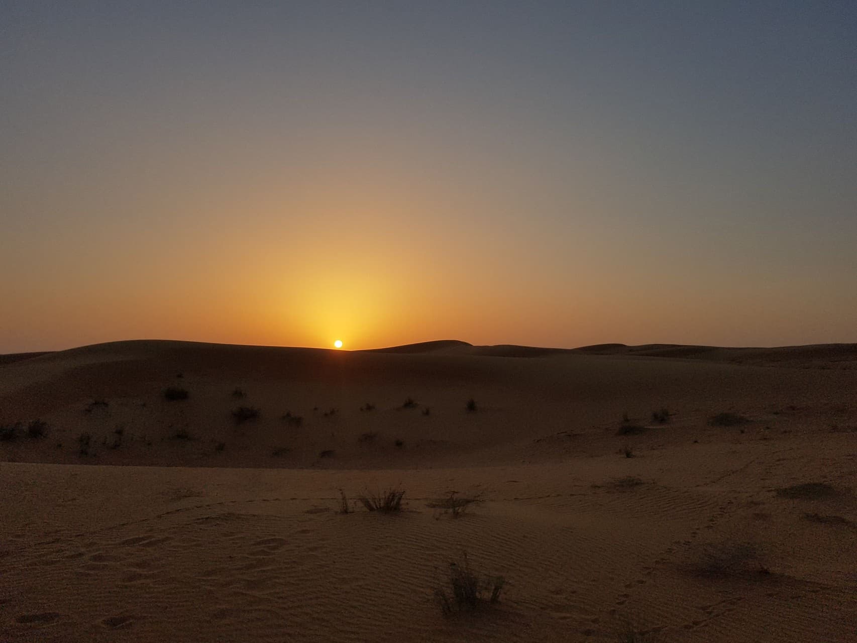 Desert sunset