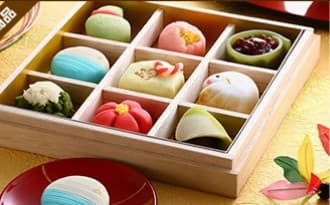 traditional confectionery wagashi 和菓子