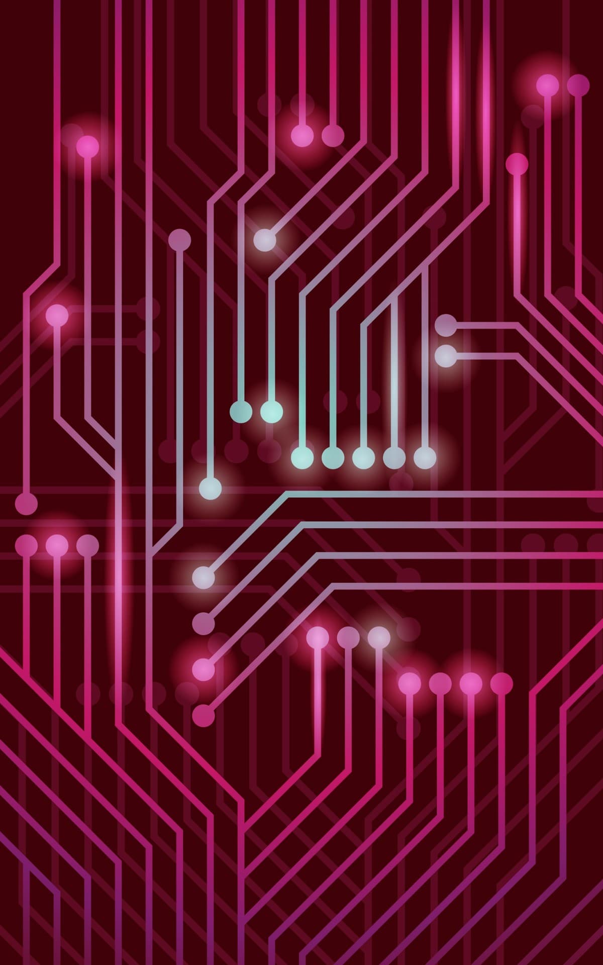 Pink Neon Abstract