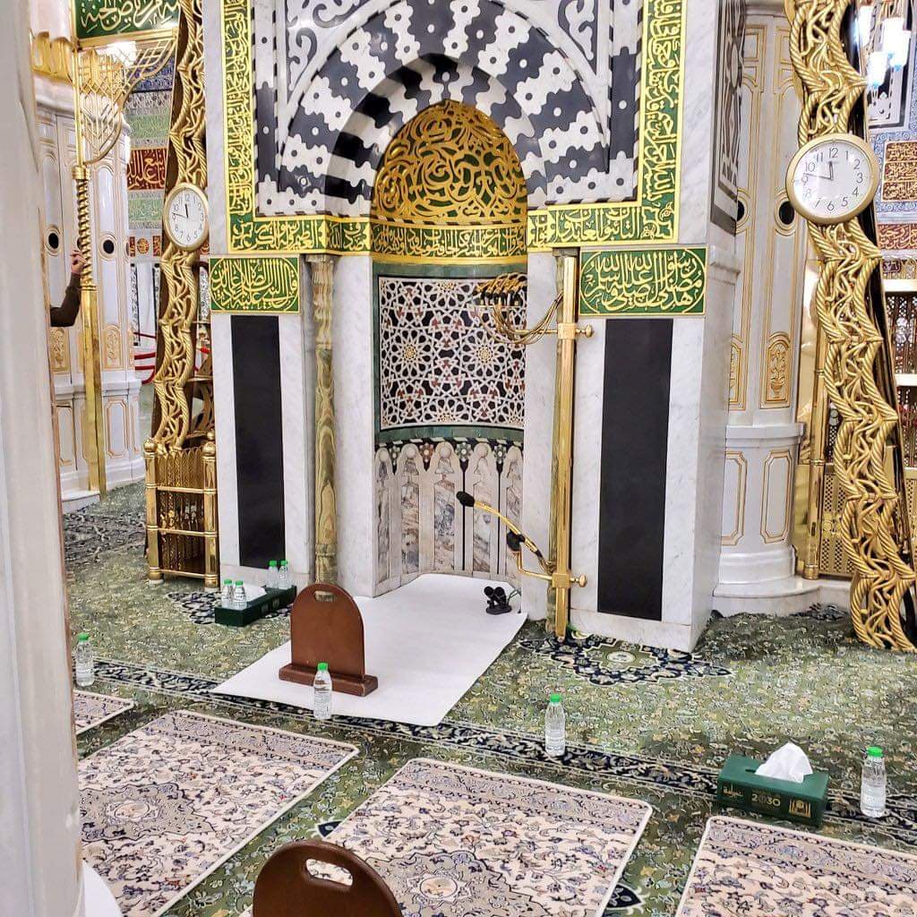 rawda sharifa in madina mosque